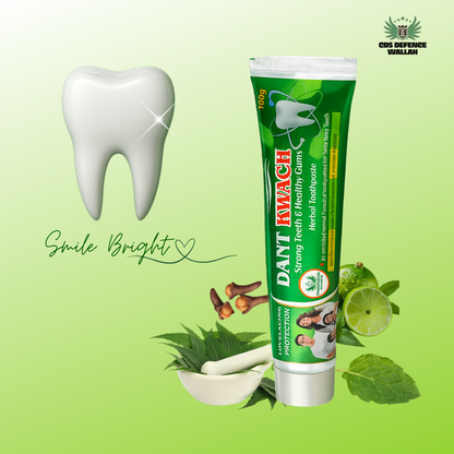 CDS Defence Toothpaste Combo – 2 Toothpastes + 1 Brush